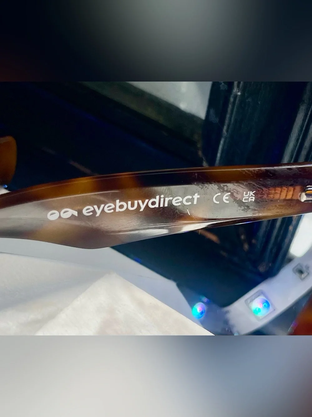EyeBuyDirect premium progressive blue light filtering +2.5 reading glasses